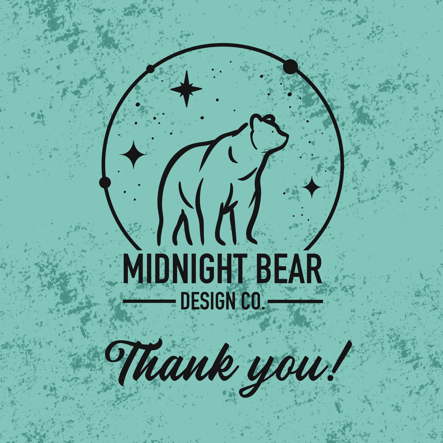 Hats and Stars in Teal Seamless Pattern Instant Digital Download