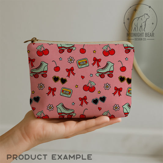 Cherry Bomb Summer Red Seamless Pattern Instant Digital Download