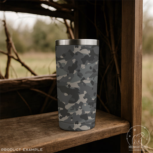 Grey Tactical Urban Camo Seamless Pattern