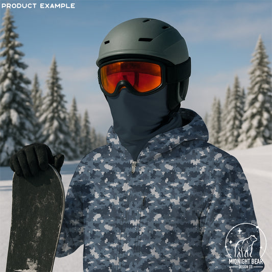 Navy Digital Camo Seamless Pattern | Jungle Pixel Camouflage | Military Style Digital Camouflage for Fabric, Crafts, MARPAT, hunting