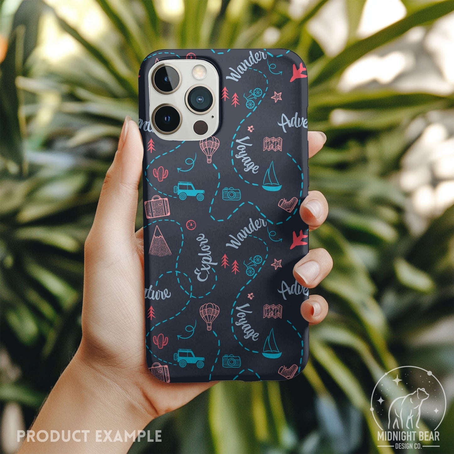 Adventure Doodle Seamless Pattern | Travel Digital Paper, Wanderlust Fabric Design, Explore & Voyage Scrapbook Background, Hand drawn