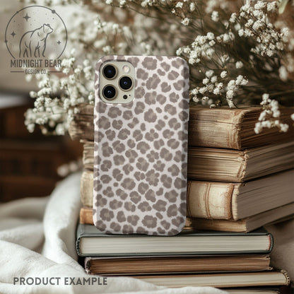 Beige Micro Leopard Print Seamless Pattern | Soft beige Neutral Animal Print Design | Minimal Safari Fabric, Wallpaper, Digital Paper