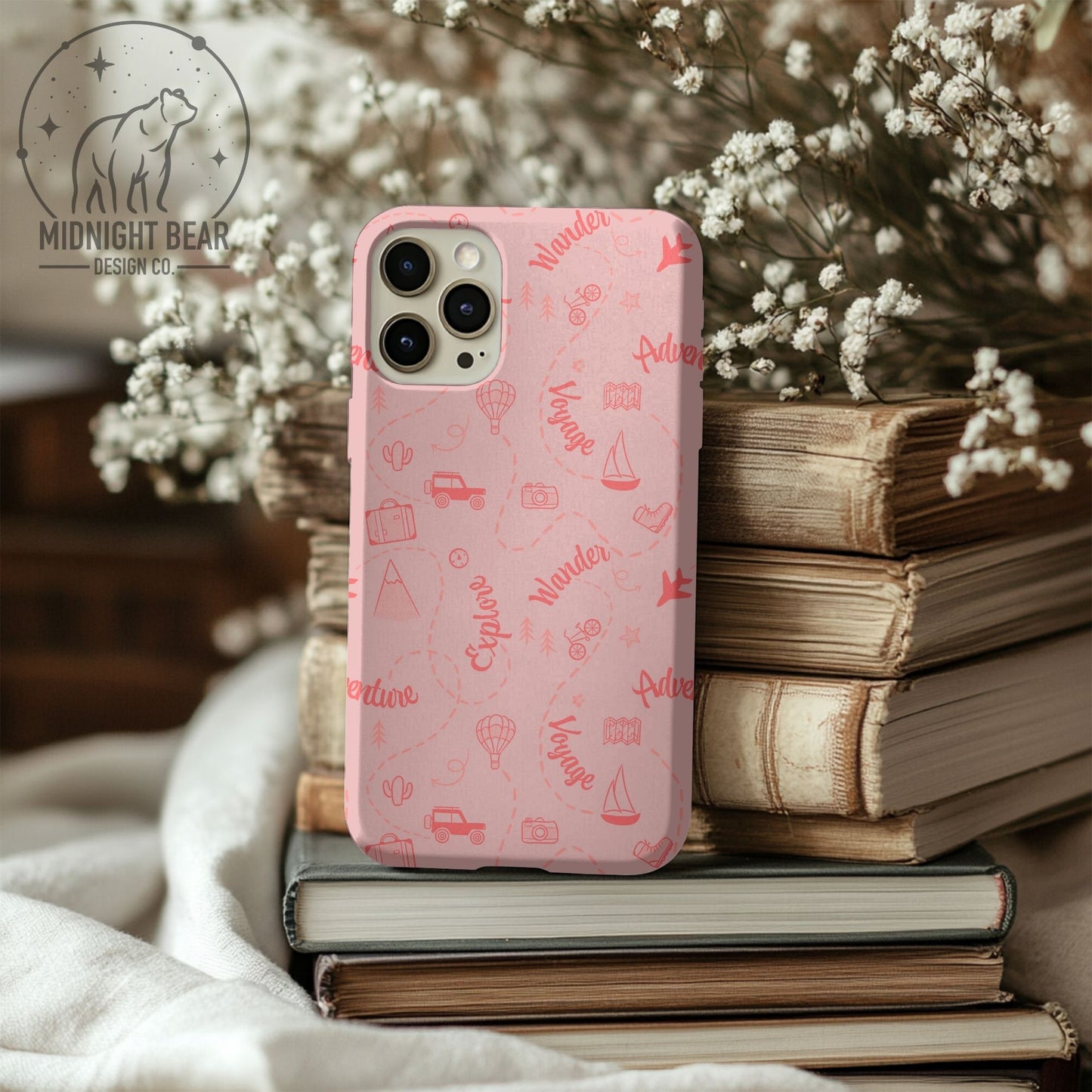 Adventure Doodle Seamless Pattern | Travel Digital Paper, Wanderlust Fabric Design, Explore & Voyage Scrapbook Background, Hand drawn