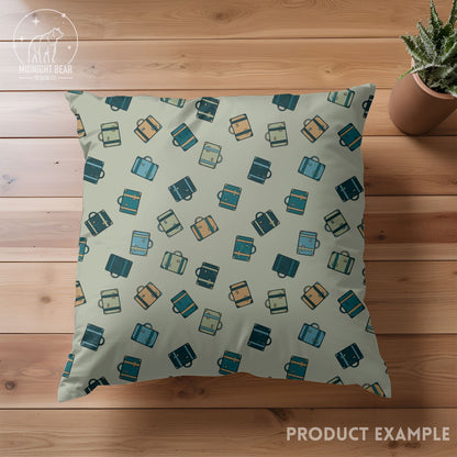 Vintage Suitcase Seamless Pattern, Retro Travel Bag Design, Adventure Fabric, Wallpaper, Digital Paper, Scrapbook, Luggage pattern