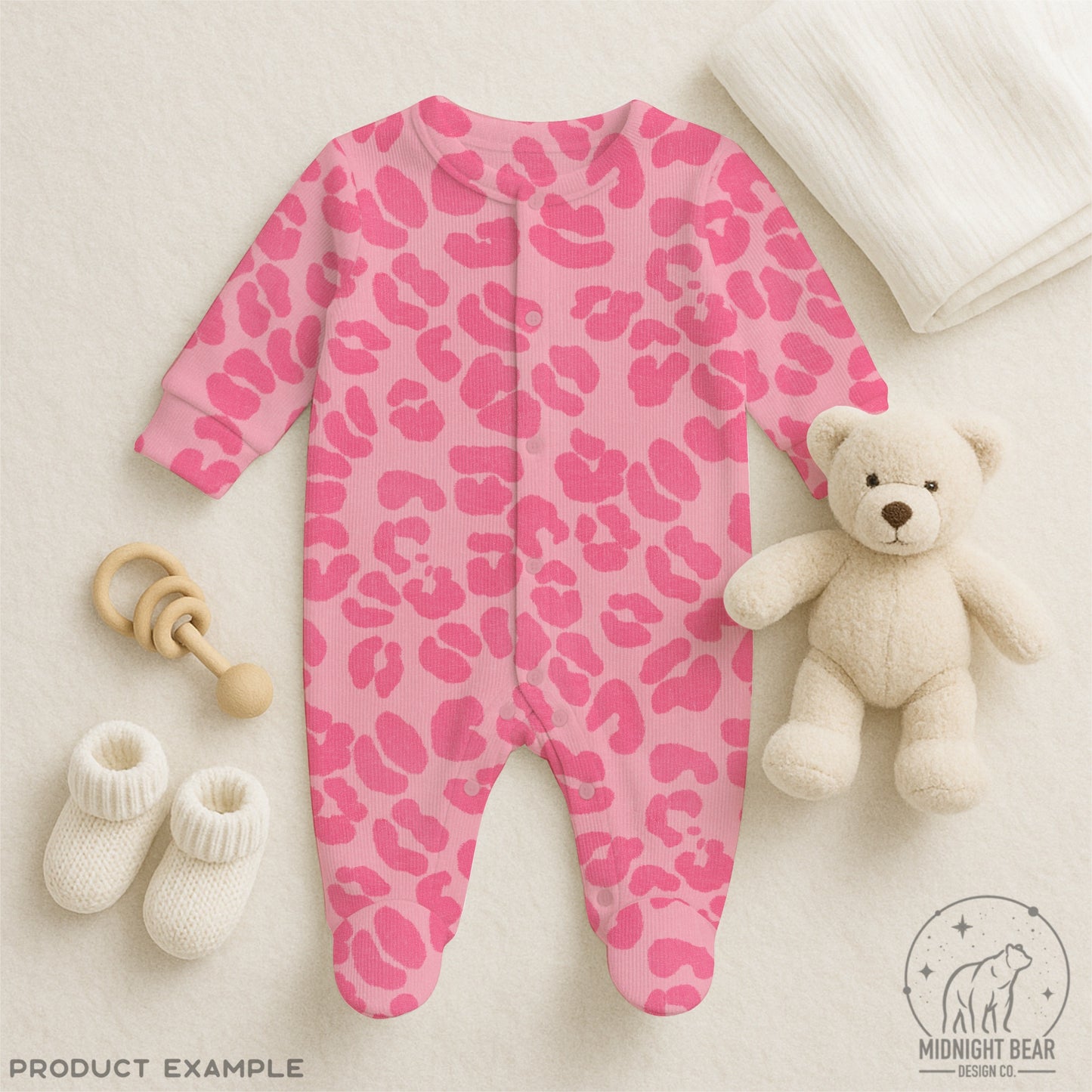 Pink Leopard Print Seamless Pattern | Hot Pink Animal Print Digital Paper, Coquette Fabric, Digital Scrapbook, Hand Drawn, PNG Download