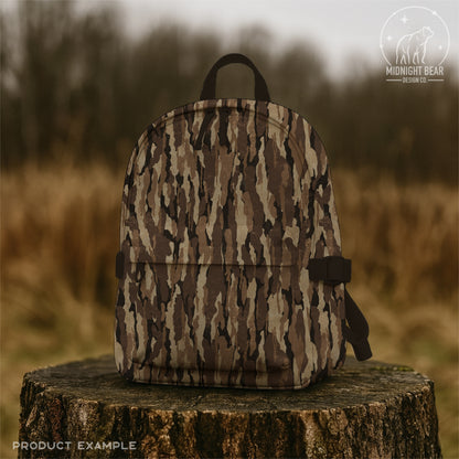Brown Bark Camo Seamless Pattern, Woodland Timber