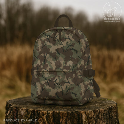 Green Timber Brushline Camo Seamless Pattern