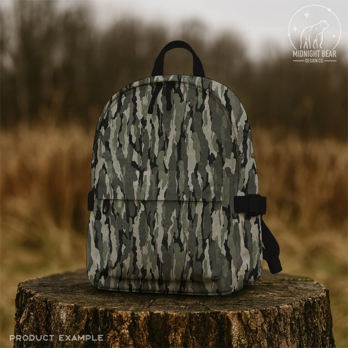 Grey Green Bark Camo Seamless Pattern, Sage Timber