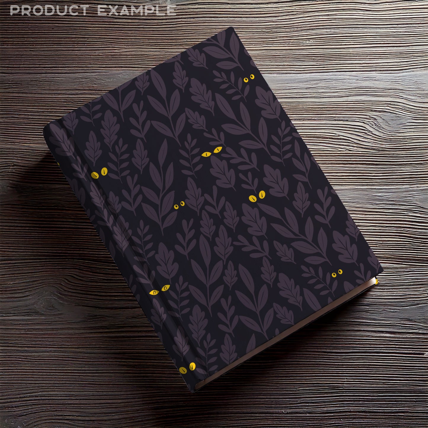 Purple Halloween Eyes in the Jungle Seamless Pattern