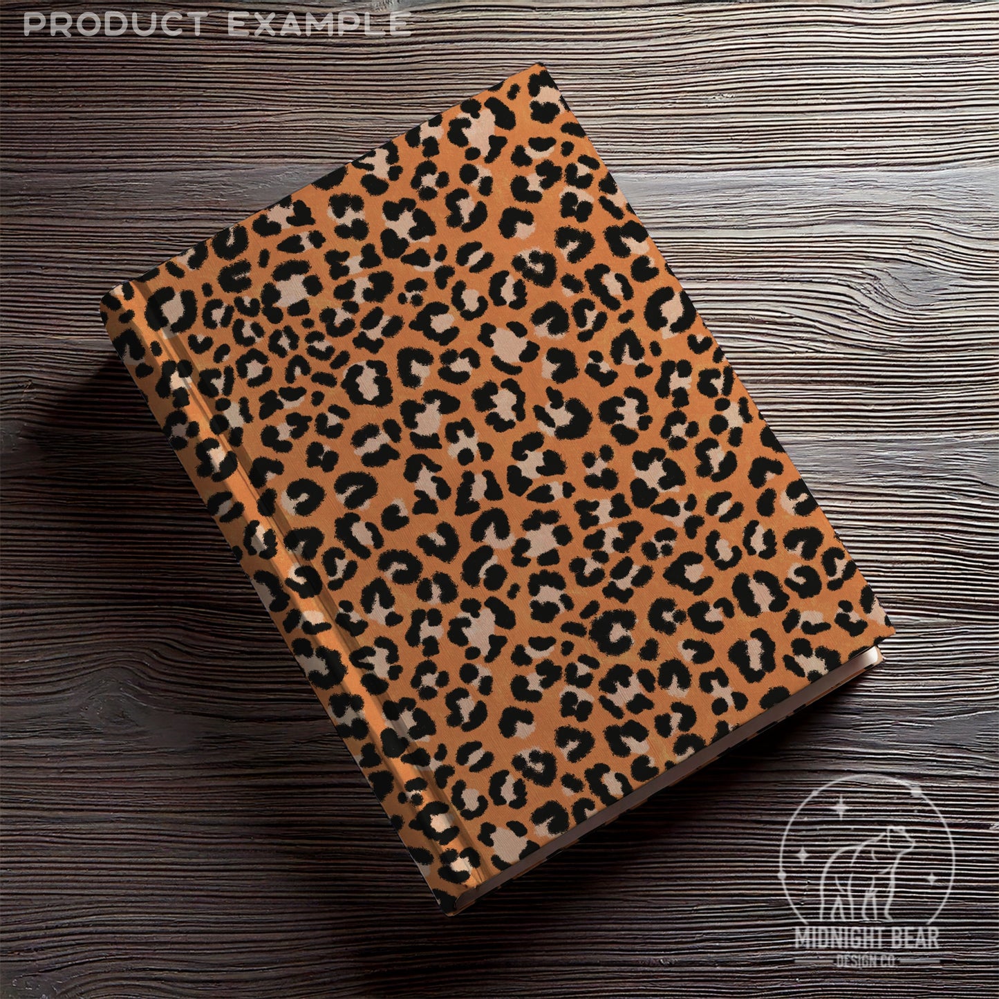 Orange Leopard Print Seamless Pattern | Bold Leopard Fabric Animal Print Design | Minimal Safari Fabric, Wallpaper, Digital Paper
