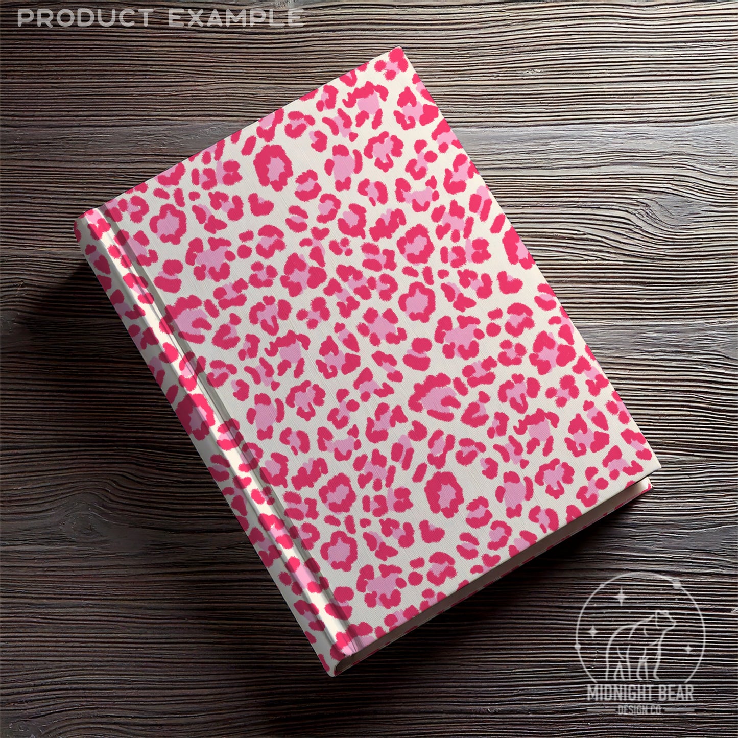 Pink Leopard Print Seamless Pattern | Hot Pink Animal Print Digital Paper, Bold Cheetah Fabric, Digital Scrapbook, Hand Drawn, PNG Download