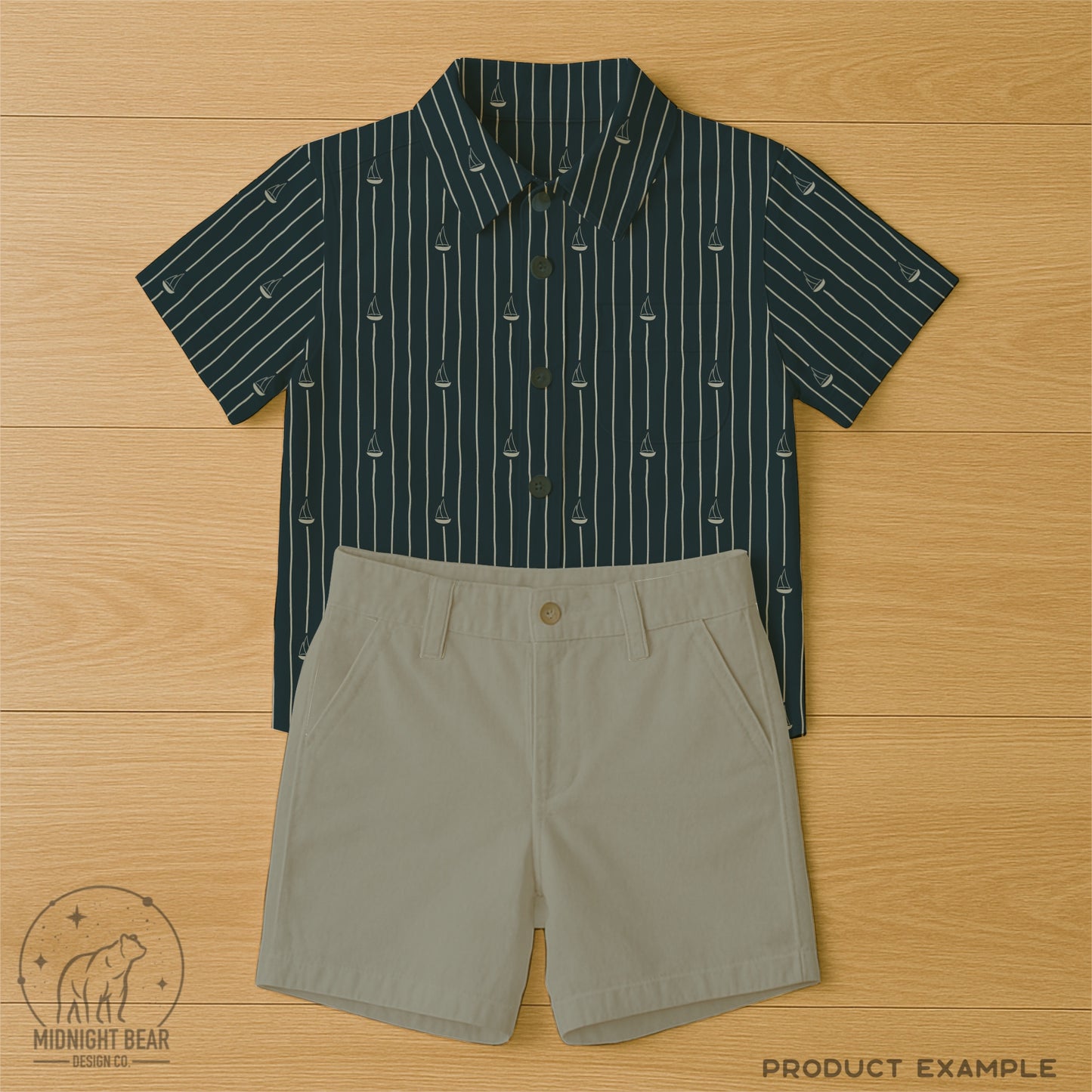 Hand drawn Sailboat Seamless Pattern, Nautical Adventure Line Art Design, Coastal Fabric, Wallpaper, Digital Paper, wavy stripe pattern