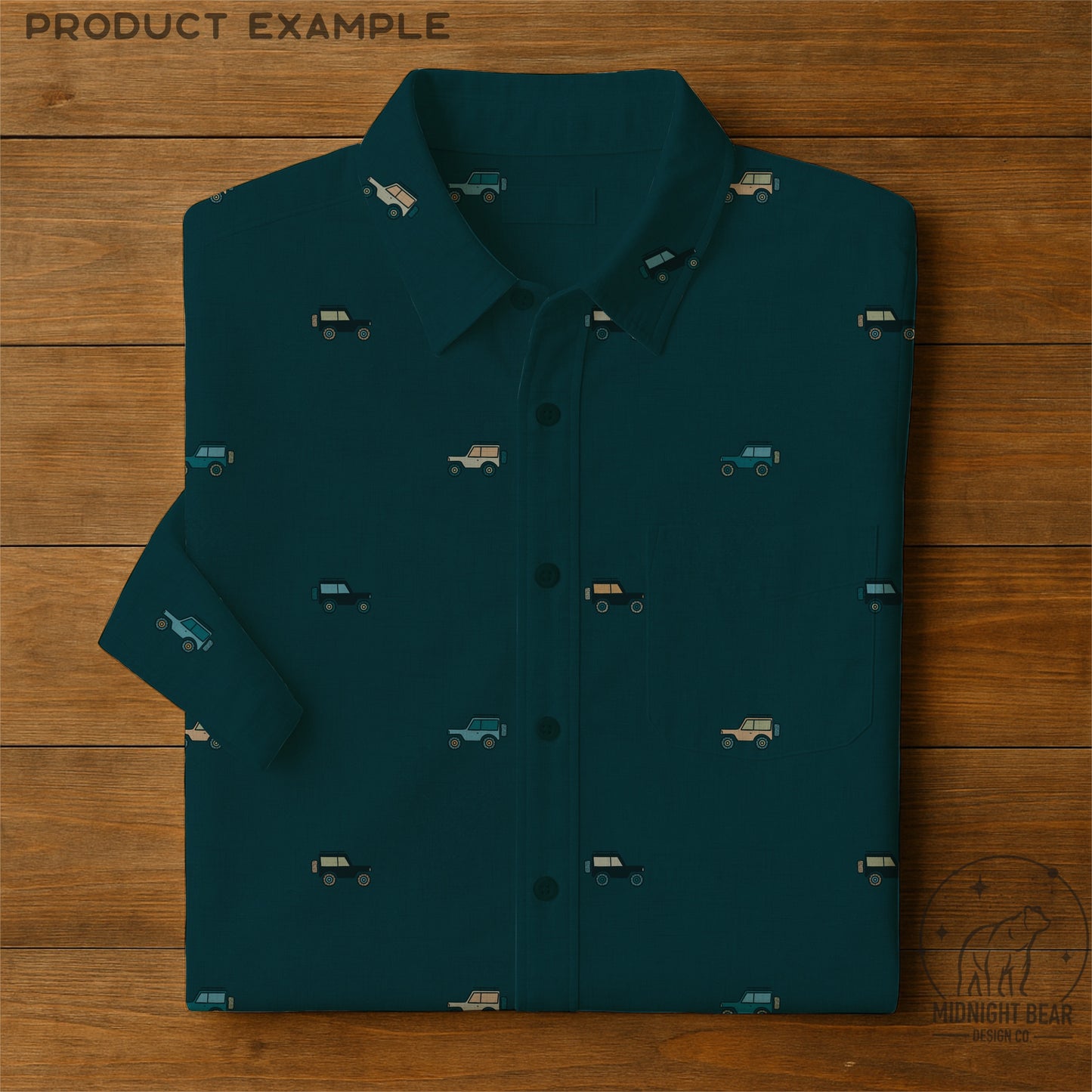 Adventure Trucks Seamless Pattern, Retro Off-Road Vehicle Design, Travel Fabric, Wallpaper, Digital Paper, Scrapbook, 4X4 Offroad Pattern