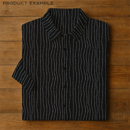 Black and White Dash Stripe Seamless Pattern | Modern Minimal Abstract Line Design | Digital Paper, Fabric, or Wallpaper Background