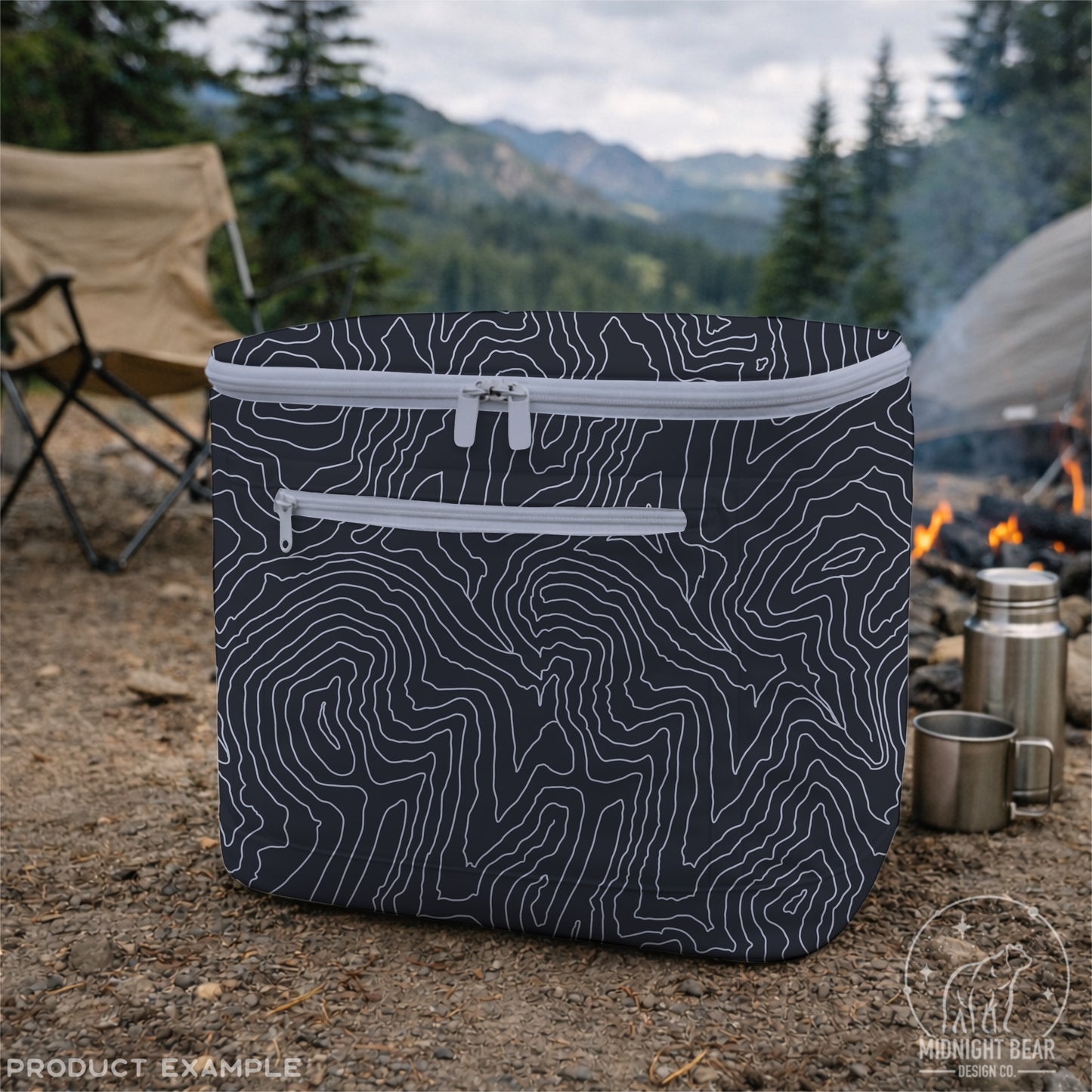 Topographic Map Seamless Pattern | Navy and Grey Contour Lines | Modern Outdoor Terrain Design, topographic map, hiking seamless, Topo