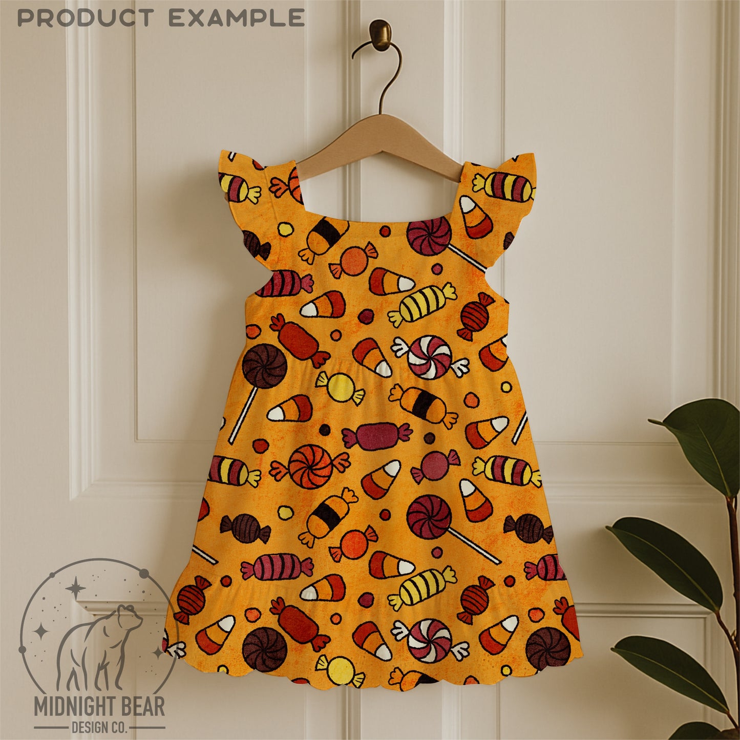 Candy Scatter Seamless Pattern Instant Digital Download