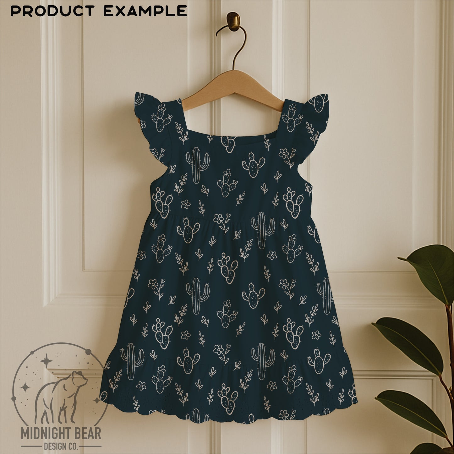 Boho Desert Floral Seamless Pattern Instant Digital Download