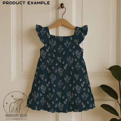 Boho Desert Floral Seamless Pattern Instant Digital Download