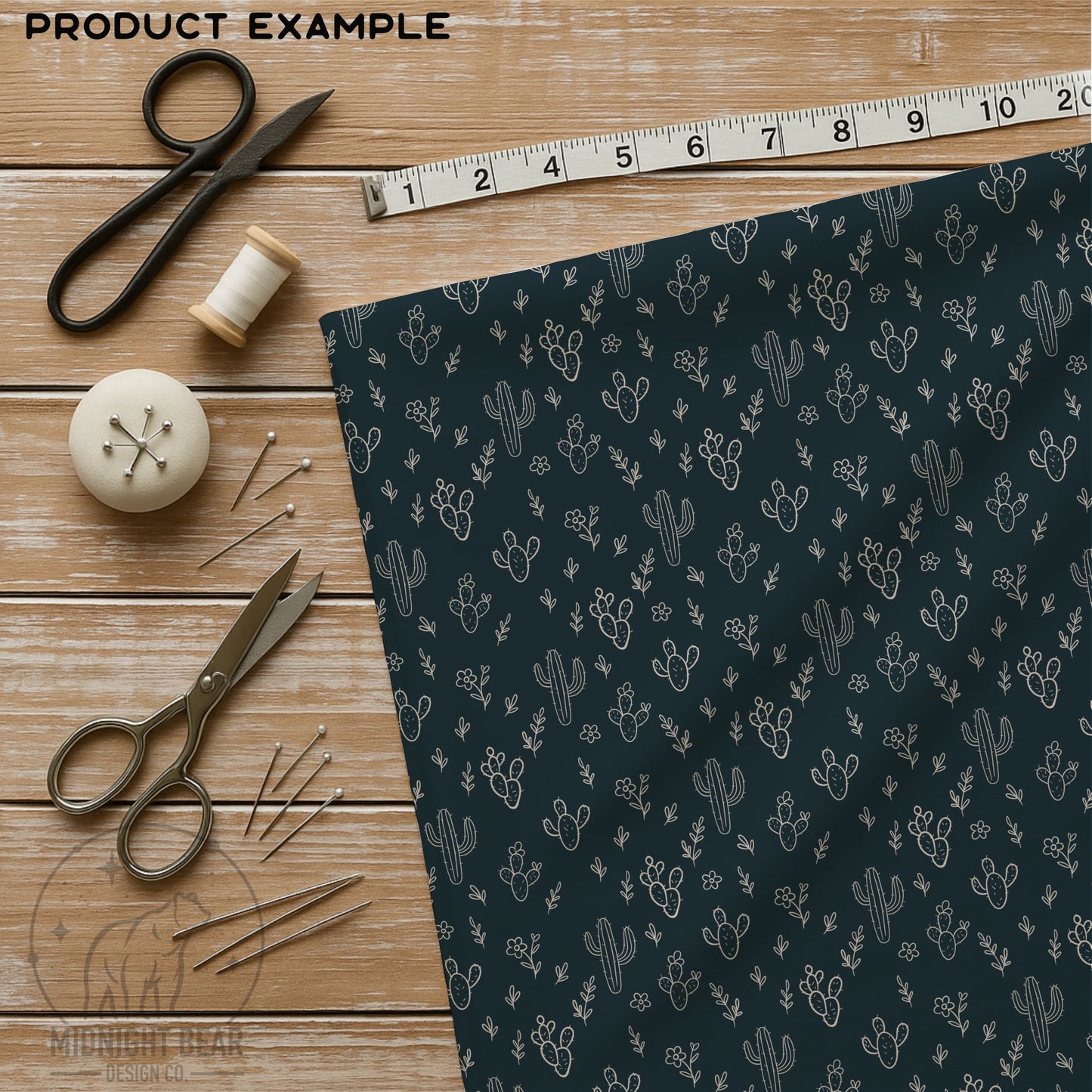 Boho Desert Floral Seamless Pattern Instant Digital Download