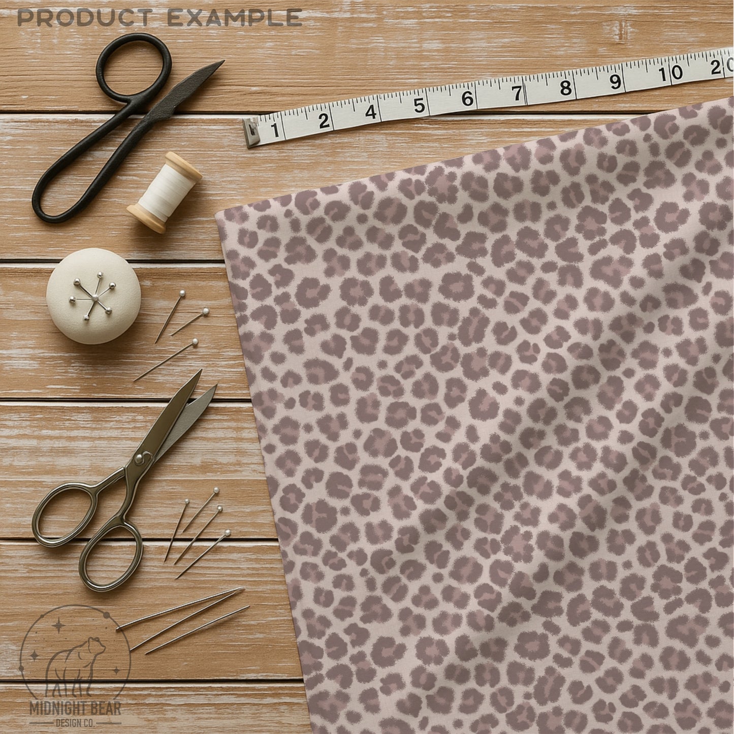 Rose Micro Leopard Print Seamless Pattern | Soft beige Neutral Animal Print Design | Minimal Safari Fabric, Wallpaper, Digital Paper