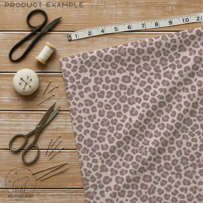 Rose Micro Leopard Print Seamless Pattern | Soft beige Neutral Animal Print Design | Minimal Safari Fabric, Wallpaper, Digital Paper