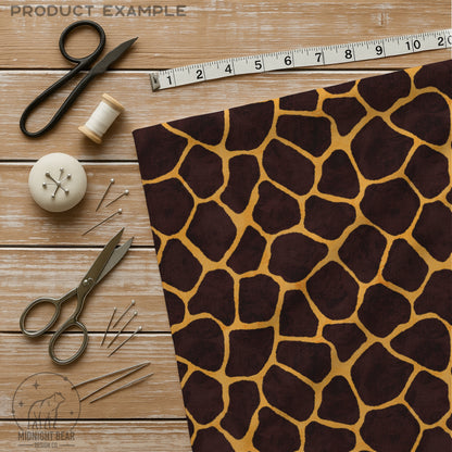 Yellow Giraffe Print Seamless Pattern | Playful Animal Skin Design | Modern Safari Fabric, Scrapbook, Digital Paper, coquette animal print