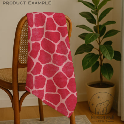 Pink Giraffe Print Seamless Pattern | Playful Animal Skin Design | Modern Safari Fabric, Scrapbook, Digital Paper, coquette animal print