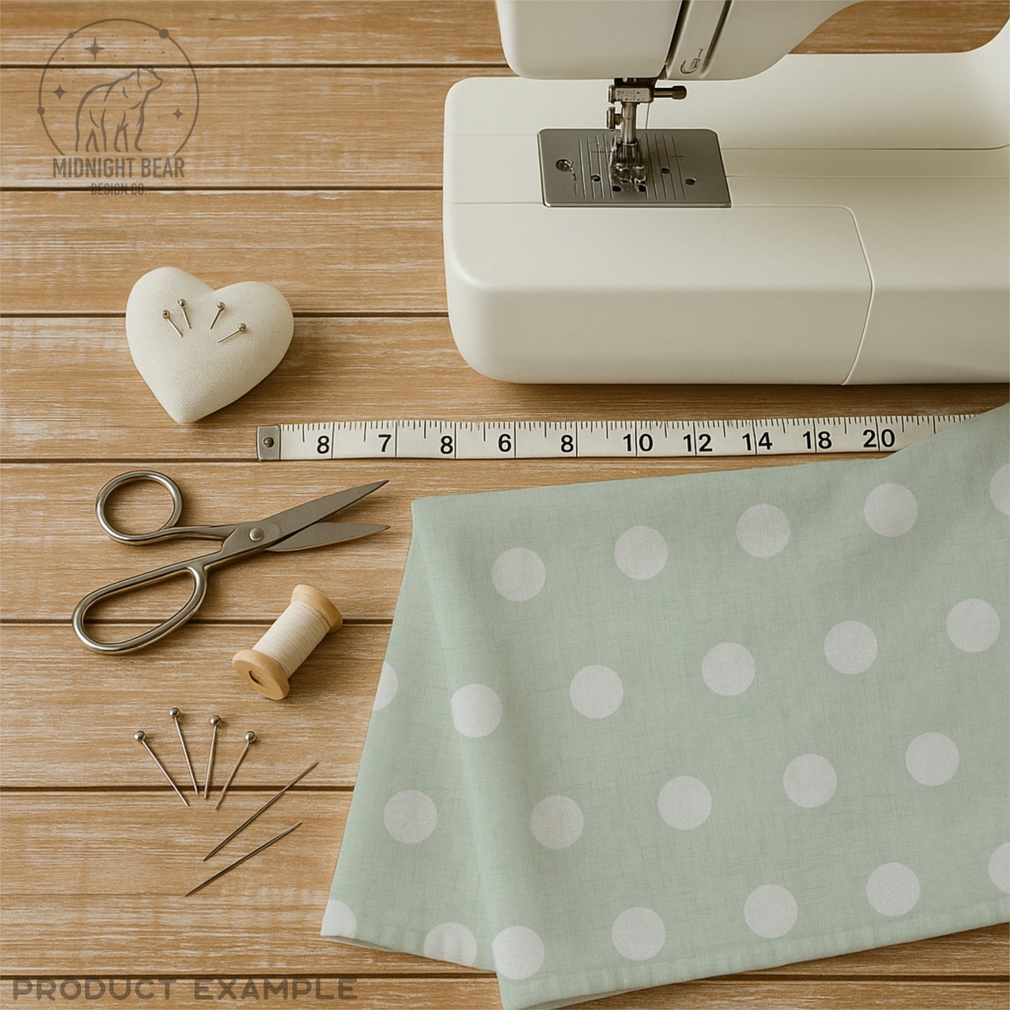 Classic Retro Sage Green Polka Dot Seamless Pattern Subtle Texture, Hand Drawn Digital Paper, Modern Polka Dot Fabric, Scrapbook, PNG