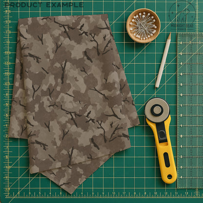 Stone Neutral Brushline Camo Seamless Pattern