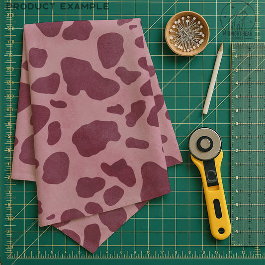 Pink Cow Print Seamless Pattern | Pink Animal Print Farmhouse