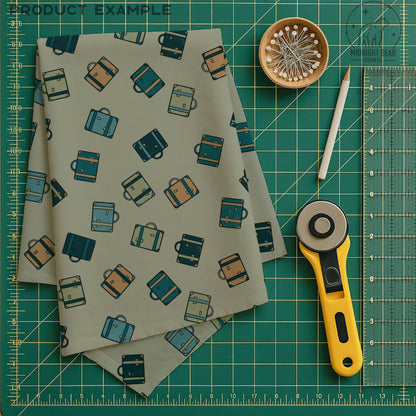 Vintage Suitcase Seamless Pattern, Retro Travel Bag Design, Adventure Fabric, Wallpaper, Digital Paper, Scrapbook, Luggage pattern