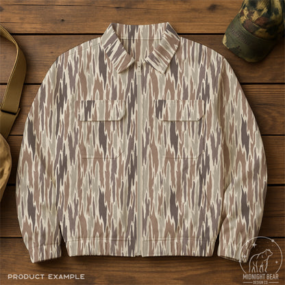Hickory Bark Camo Seamless Pattern