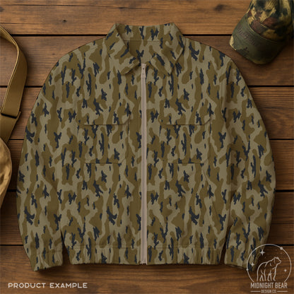 Bottomland Marsh Green Camo Seamless Pattern