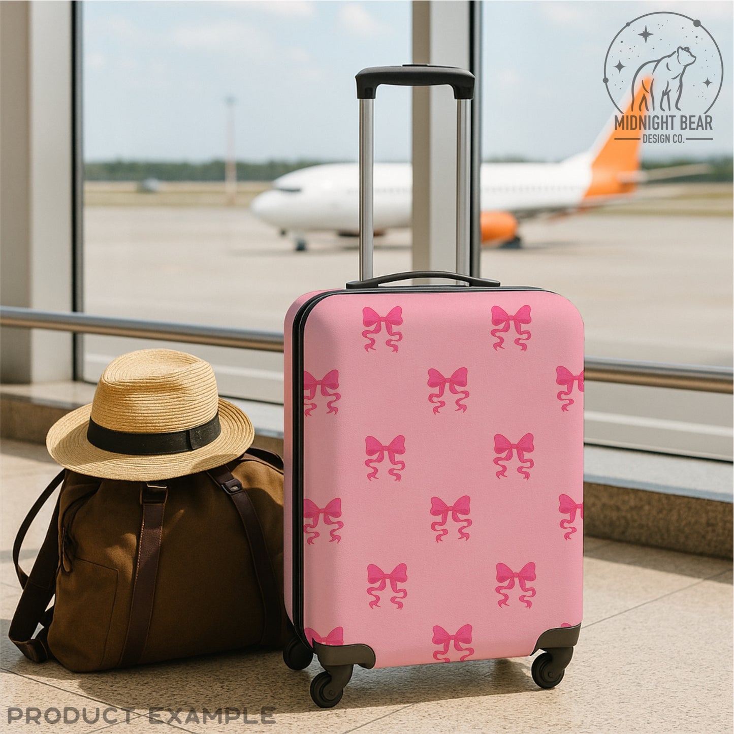 Pink Bow Seamless Pattern, Coquette Ribbon Design on Cream Background, Feminine Fabric, Wallpaper, Digital Paper, Girly Bows