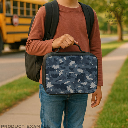 Navy Digital Camo Seamless Pattern | Jungle Pixel Camouflage | Military Style Digital Camouflage for Fabric, Crafts, MARPAT, hunting