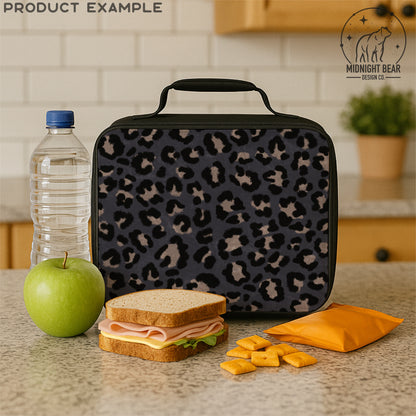 Black and Tan Leopard Print Seamless Pattern | Neutral Leopard Animal Print Design | Minimal Safari Fabric, Wallpaper, Digital Paper