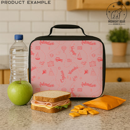 Adventure Doodle Seamless Pattern | Travel Digital Paper, Wanderlust Fabric Design, Explore & Voyage Scrapbook Background, Hand drawn