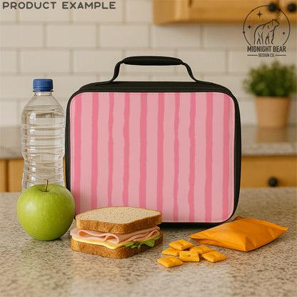 Organic Pink Stripe Seamless Pattern, Hand Drawn, Coquette Fabric, Wallpaper, Digital Paper, Scrapbook, Girly pattern, handmade stripe