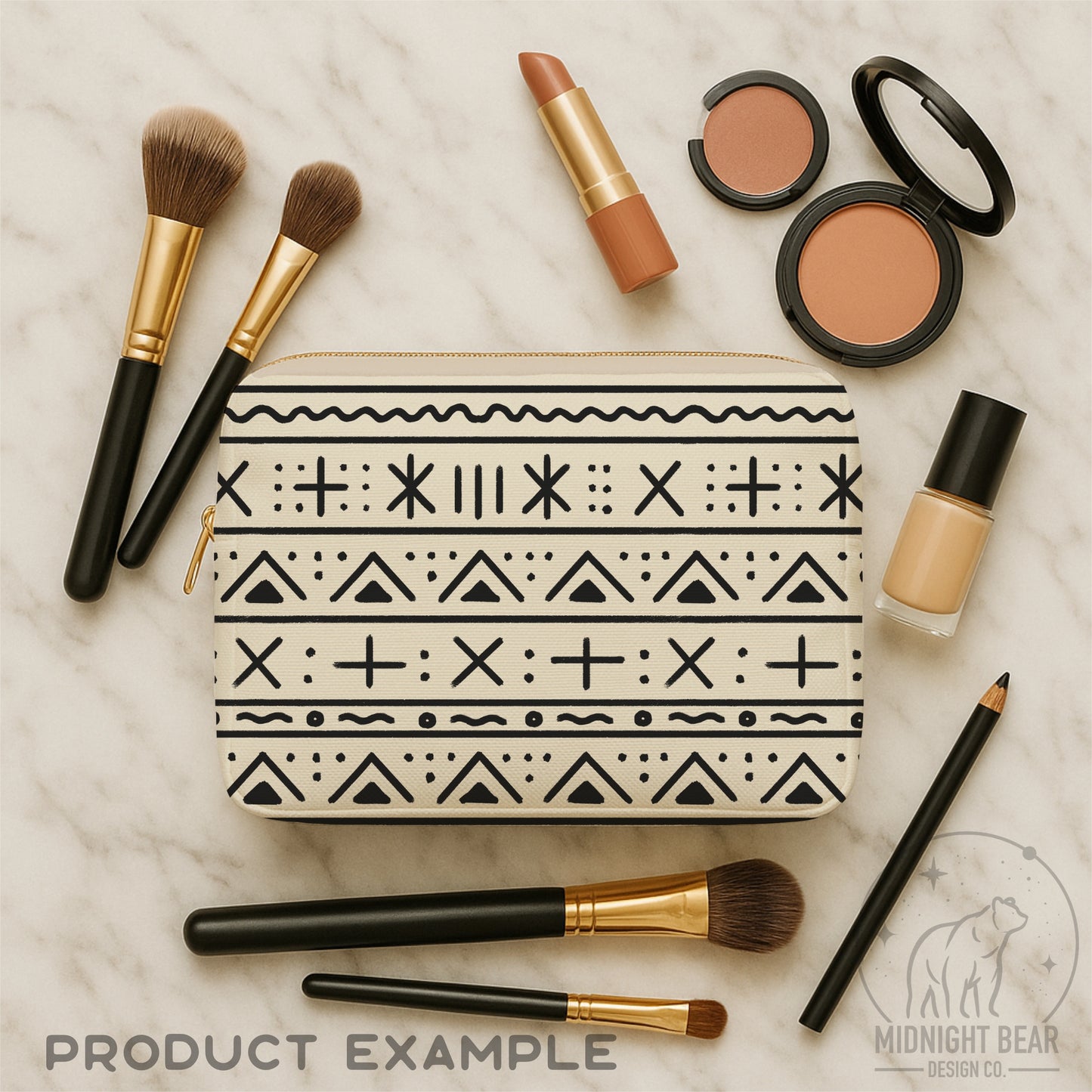 Mud Cloth Seamless Pattern | Tribal Geometric Digital Paper, African Textile Fabric Design, Modern Boho Scrapbook, Hand Drawn PNG Download