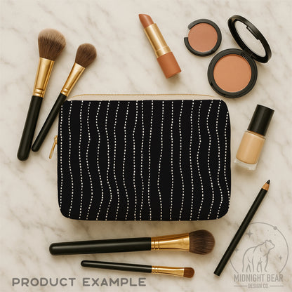 Black and White Dash Stripe Seamless Pattern | Modern Minimal Abstract Line Design | Digital Paper, Fabric, or Wallpaper Background