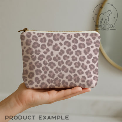 Rose Micro Leopard Print Seamless Pattern | Soft beige Neutral Animal Print Design | Minimal Safari Fabric, Wallpaper, Digital Paper