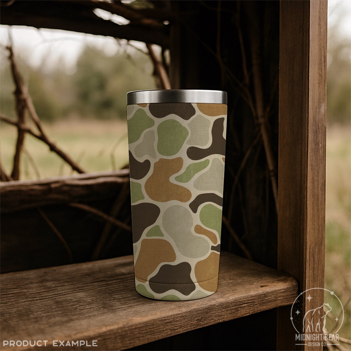 Woodland Duck Camo Seamless Pattern, Vintage Hunting Camouflage Design, Fabric, Wallpaper, Digital Paper, Sublimation, Old School Camo