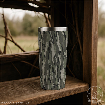 Grey Green Bark Camo Seamless Pattern, Sage Timber