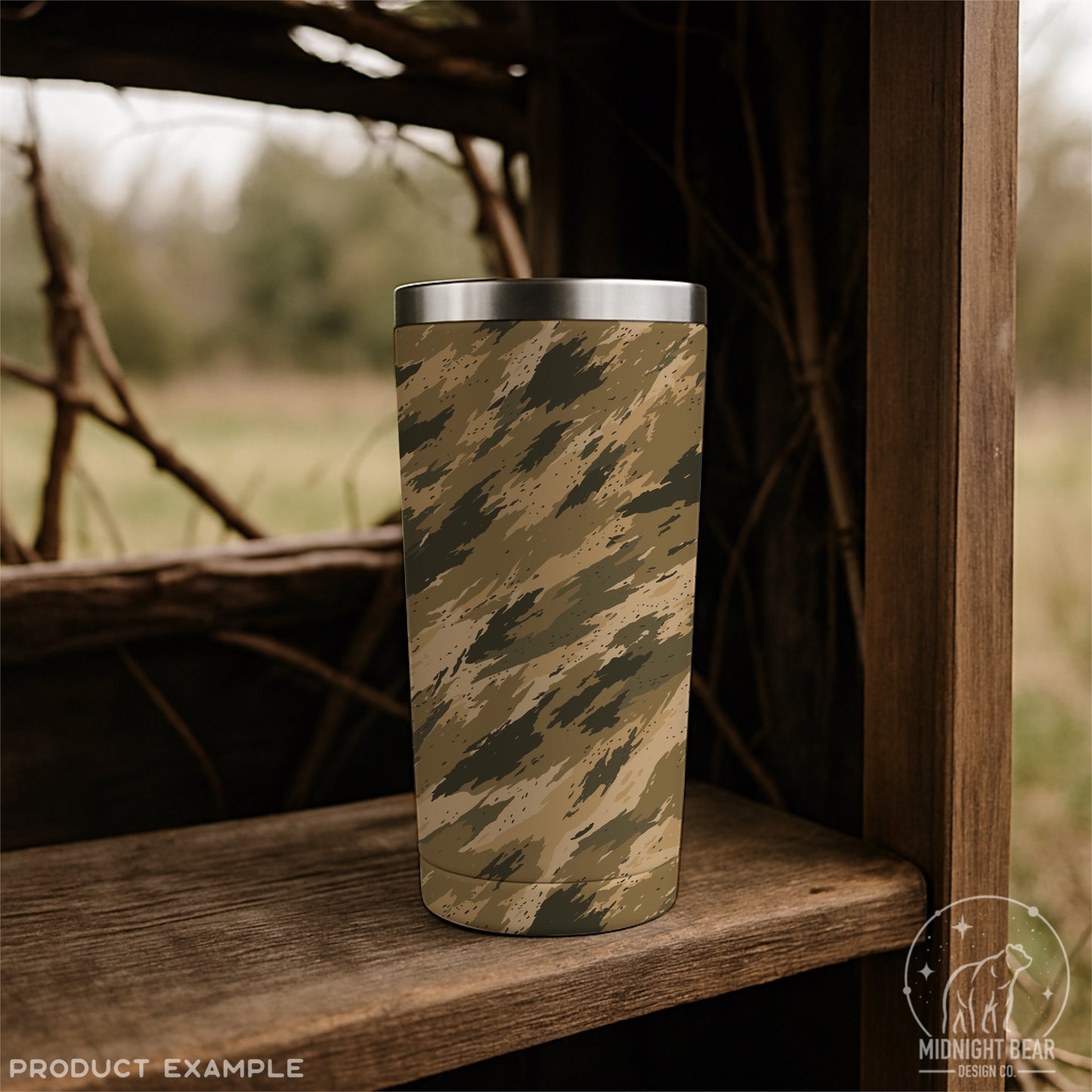 Wind Blown Desert Camo Seamless Pattern Olive Camo