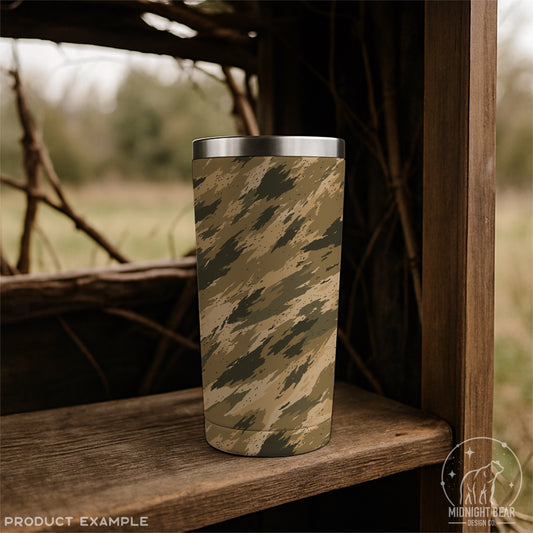 Wind Blown Desert Camo Seamless Pattern Olive Camo
