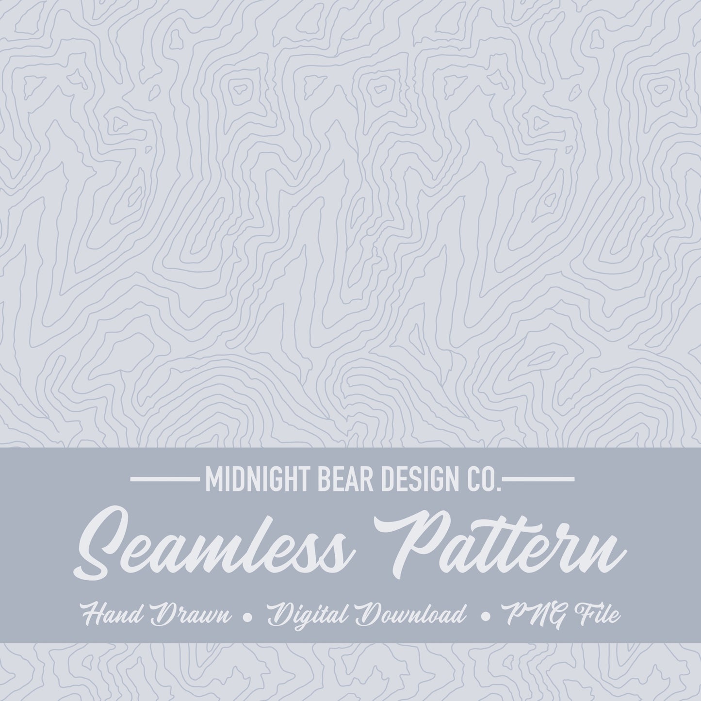 Topographic Map Seamless Pattern | Charcoal Light Blue Lines | Modern Outdoor Terrain Design, topographic map, hiking seamless, Topo