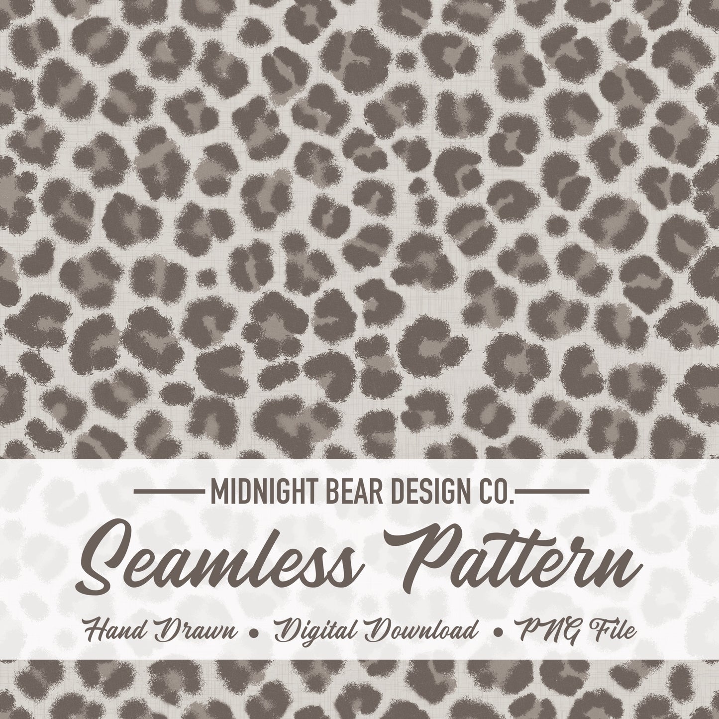 Grey Micro Leopard Print Seamless Pattern | Neutral Animal Print Design | Minimal Safari Fabric, Wallpaper, Digital Paper, vinyl wrap