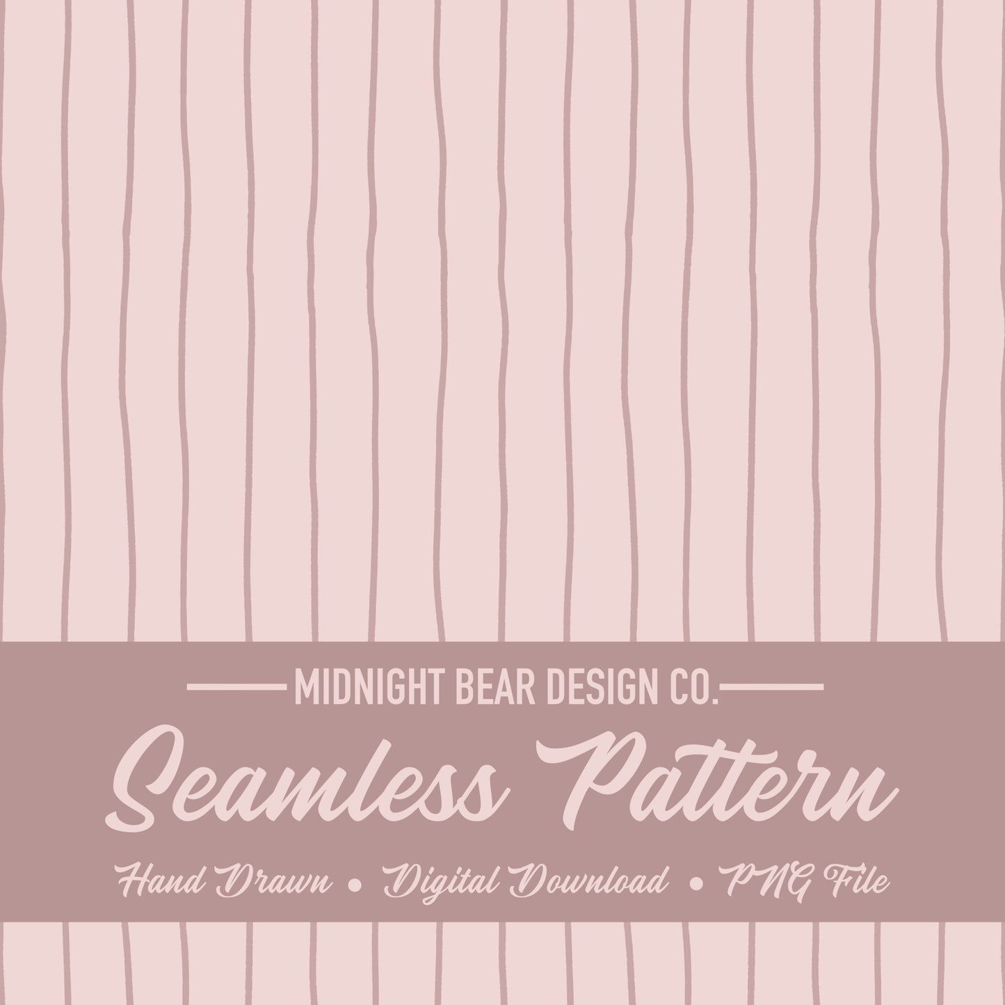 Mauve Wavy Stripe Seamless Pattern