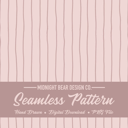 Mauve Wavy Stripe Seamless Pattern