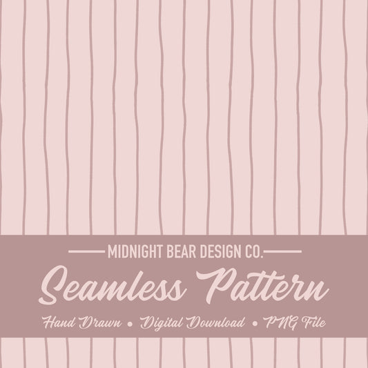 Mauve Wavy Stripe Seamless Pattern
